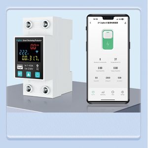 Zigbee TUYA スマートライフ 2P/63A サーキットブレーカー漏電過電圧保護プロテクターリレーエネルギーメーター - Product Image 2