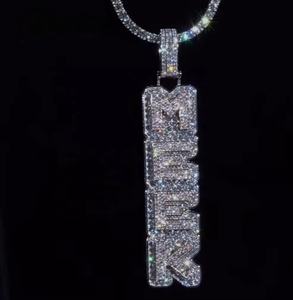 Colgante de Moissanita Personalizado de Hip Hop, Diseño Único, Plata de Ley 925, Joyería de Lujo con Incrustaciones de Diamantes para Hombre y Mujer, Regalo - Product Image 3