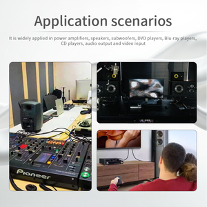 Solderless RCA nam plug-mạ Vàng AV nối hợp kim kẽm Phono jack cho âm thanh xe hơi rạp hát tại nhà hệ thống CCTV - Product Image 4