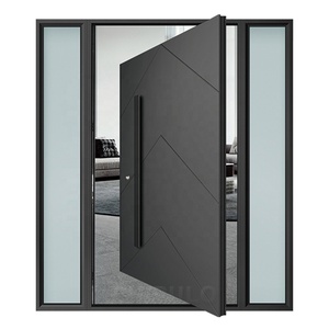 Puertas DE SEGURIDAD pivotantes para casas Puertas de entrada delantera Diseño moderno de lujo Buen precio Antirrobo para África Arabia Saudita Mercado de Omán - Product Image 2