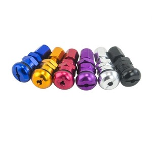 Pièces automobiles, tige de pneu sans chambre à air en aluminium coloré pour voiture de course - Product Image 6