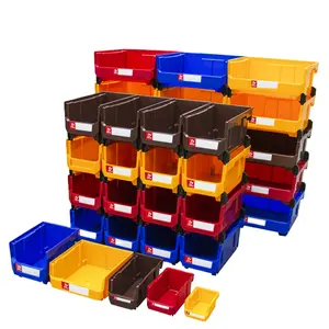 Boîte à outils de taille personnalisée conteneur en plastique et boîtes de pièces de stockage d'entrepôt bacs de stockage d'outils