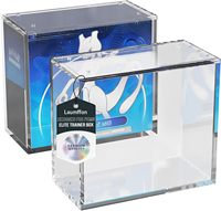 Boîtier acrylique transparent Geling à faible MOQ pour Elite Trainer Box (ETB) – Étui magnétique en acrylique transparent avec protection UV