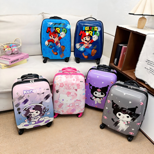 <span class=keywords><strong>Maleta</strong></span> Infantil con Diseño de Dibujos Animados, Carcasa Rígida, 18 Pulgadas, con Ruedas Giratorias, para Niños y Niñas - Product Image 1
