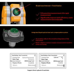 ZT16R prizma-ücretsiz yüksek hassasiyetli toplam istasyon çin köprü yapı mühendislik ölçme haritalama enstrüman çift eksenli - Product Image 3