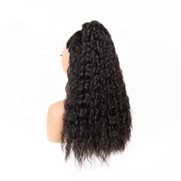 Extensions de cheveux synthétiques Wet&Wavy à clipser avec queue de cheval, ondulations naturelles, effet mouillé et ondulé