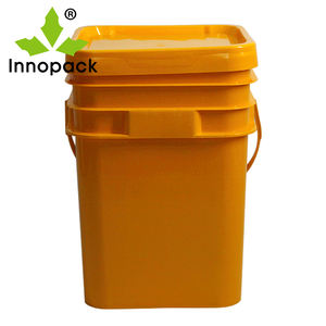 Cubo de Inyección Cuadrado de 8L-20L, Cubo de Plástico Reciclable de Grado Alimenticio - Product Image 3