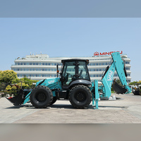 Mesin Excavator Loader Dua-dalam-Satu, Backhoe Loader Mingyu, Harga Pabrik Tersedia