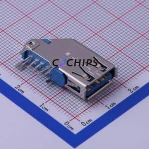 U30-04 USB Connector Through hole Component (THT) Connector Type-A USB 3.0 Female Side Insert - Product Image 1