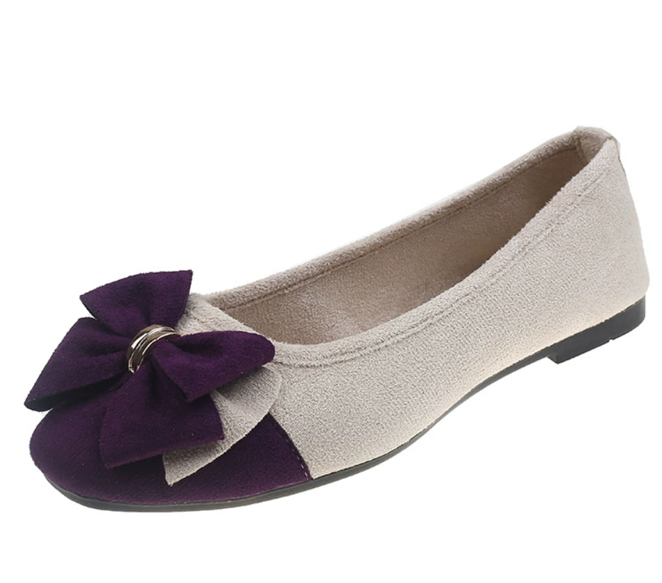Ladies Casual Flat Bowknot Shoes Comfortable Stylish Slippers
