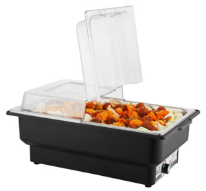 Calentador de Alimentos Eléctrico de Acero Inoxidable con Control Automático de Temperatura, Capacidad de 13.5L para Servicio de Buffet en Hoteles - Product Image 2