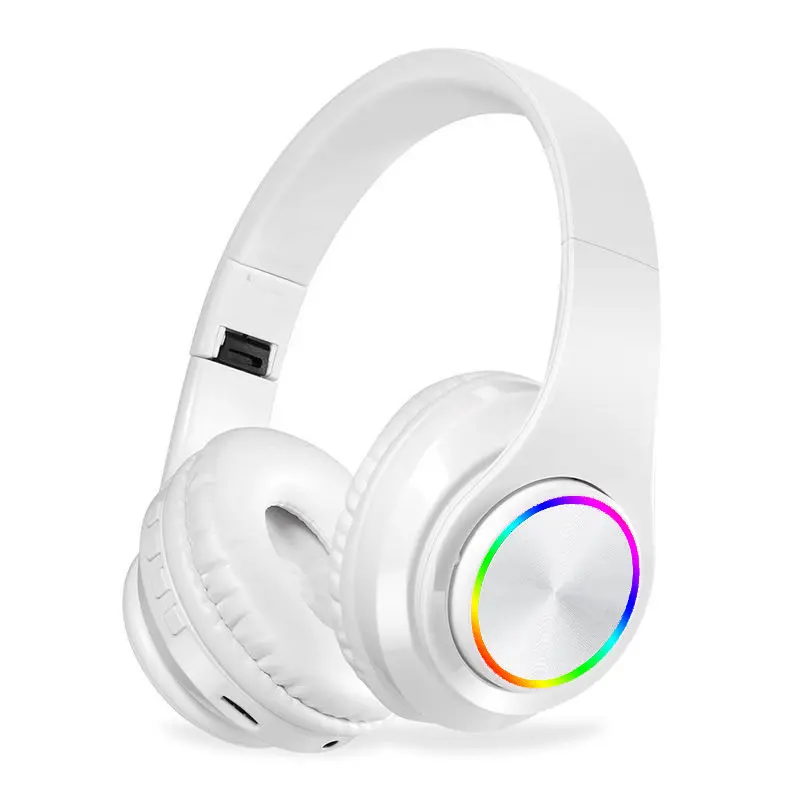 Top quality Headset Gaming Sport Kids On-Ear Hands Wireless Headphone earphones with LED light