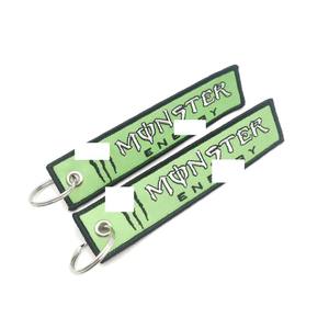 BSBH вышивка на заказ двухсторонняя тканевая брелок для ключей для пилота - Product Image 6