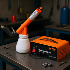 Système de peinture en poudre Vevor 50KV, kit de pistolet de pulvérisation manuel pour métal, acier, usage domestique, bricolage, usage commercial - Product Image 2