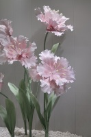 Fleurs artificielles d'anémone au toucher réel pour mariage, décoration vintage de la maison, tulipe