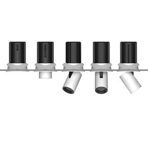 <strong>OBALS</strong> Grille Ceiling Lamp Led Adjustable Downlight Round 2*7w 12w Deep Recessed Led Downlight Double Head Rectangular Spot Light - Product Image 2