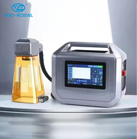 Portable 20W Fiber Laser Graver Machine De Coupe De Poche CNC Dispositif Métal Papier Plaque Signalétique Codage. Nouveau Air DXF PLT EZCAD BMP