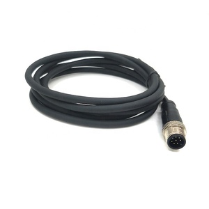 Soudure mâle codée <span class=keywords><strong>M12</strong></span> a 8Pin avec blindé, soudure de prise de codage <span class=keywords><strong>M12</strong></span> a 8pin, connecteur <span class=keywords><strong>M12</strong></span> 8pin - Product Image 3