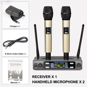 Micrófono Inalámbrico Portátil Profesional DX2, Micrófono de Condensador Cardioide de Metal para Karaoke, Canto y Voz - Product Image 4