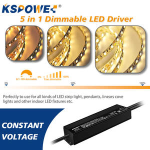 5 In 1 trasformatore Led dimmerabile Driver Triac oscuramento 0-100% di uscita 24v 36v 48v classe <span class=keywords><strong>2</strong></span> retroilluminazione Led Driver dimmerabile - Product Image 4