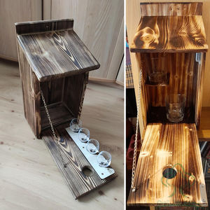 Regalos de Cumpleaños para Hombres: Casa para Pájaros con Mini Bar, Caja de Anidación de Madera, Mini Bar para Pájaros, Regalo de Casa para Pájaros - Product Image 5