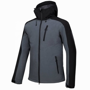 Waterproof Breathable Mens Softshell Outdoor <strong>Jacket</strong> <strong>With</strong> <strong>Fleece</strong> <strong>Lining</strong> Hiking Camping Trekking Hooded <strong>Jacket</strong> - Product Image 1