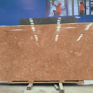 Losa de Mármol Rosa Té de Piedra Natural, el Mármol Rojo Anaranjado Más Popular para Decoración de Baños, Cocinas y Muebles de Hogar y Hoteles - Product Image 2