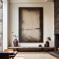 Peinture à l'huile sur toile artisanale Wabi-Sabi Art Déco, nature morte, encadrée en alliage d'aluminium noir/doré, art mural personnalisable
