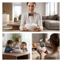 Support de téléphone et tablette rotatif à 360° en peluche, coussin doux et support paresseux pour chambre et jeux mobiles