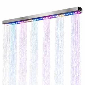 AQUA Commercial Digital Water <b>Curtain</b> Fountain RGB Color <b>Light</b> Stainless Steel Contemporary Design For Sports Venues - Product Image 6