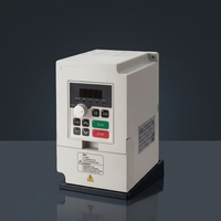 VFD 220V/380v Penggerak Frekuensi Variabel Fase Tunggal IP21 untuk Motor Spindle CNC 0.75KW