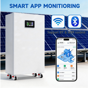 แบตเตอรี่โซลาร์ไฮบริดแบบตั้งพื้น 51.2V 314Ah 16KWh ออลอินวัน แนวตั้ง พร้อมอายุการใช้งาน 8000 รอบ สำหรับจ่ายไฟฟ้าในที่อยู่อาศัย - Product Image 2