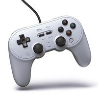 Controlador con Cable 8Bitdo Pro 2 con Botones Táctiles para Steam Deck, PC, Macos, Android e IOS, Hecho en China