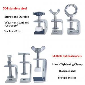 アイアンタイガークリップ C型 U型 Cu型 緊急固定 T型手ネジ ラックグレード304 - Product Image 4