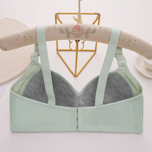 Commerce extérieur Nouveau Sexy Dentelle Fleur Visage Soutien-Gorge Sans Bordure Quatre Rangées Trois Éponge Tasse Mère Plus La Taille Sous-Vêtements Femmes - Product Image 2
