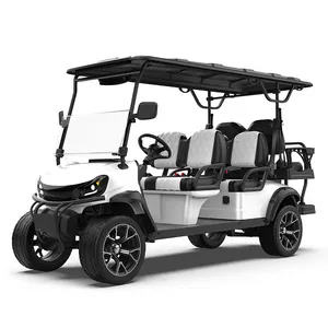 Street Legal Brand New 4 Wheel Electric Club Car Mini 2 4 6 Seats Off-road Electric Golf Cart