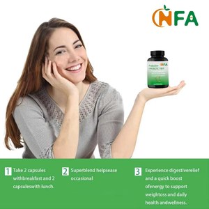 Capsules Brûle-Graisse Prébiotiques en Gros OEM avec Ingrédients Naturels pour la Perte de Poids chez la Femme – Complément Herbal Amincissant - Product Image 6