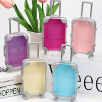 Boîte à cils vide personnalisée en plastique, mini-valise, petit emballage pour cils, étui pour cils