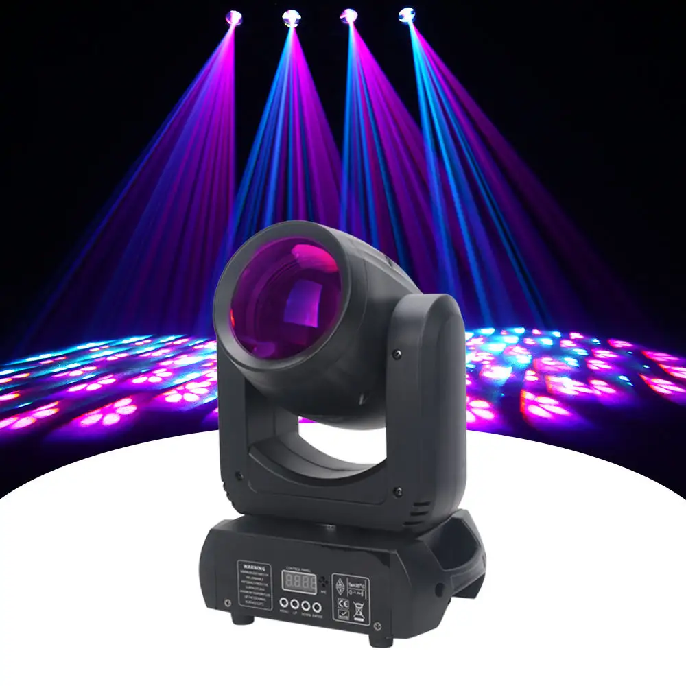 Uponelight lampu LED Mini 150W, lampu efek panggung kepala bergerak kecerahan tinggi 18 prisma klub disko DJ