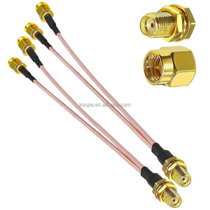 Connettore Universale FAKRA Z Diritto Maschio-Femmina in Rame Puro Placcato Oro Impermeabile Multiuso per Cavo RF 6GHz Max - Product Image 6