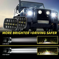 Pour 1984-1986 Chevy K5 Blazer 5x7 pouces accessoires de phare Led système d'éclairage 12v pour banlieue C10 / C20 / K10 / K20