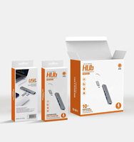 Adaptateur multiport Type C OTG 4 en 1 avec interface USB2.0 USB3.0 pour téléphone portable, ordinateur portable