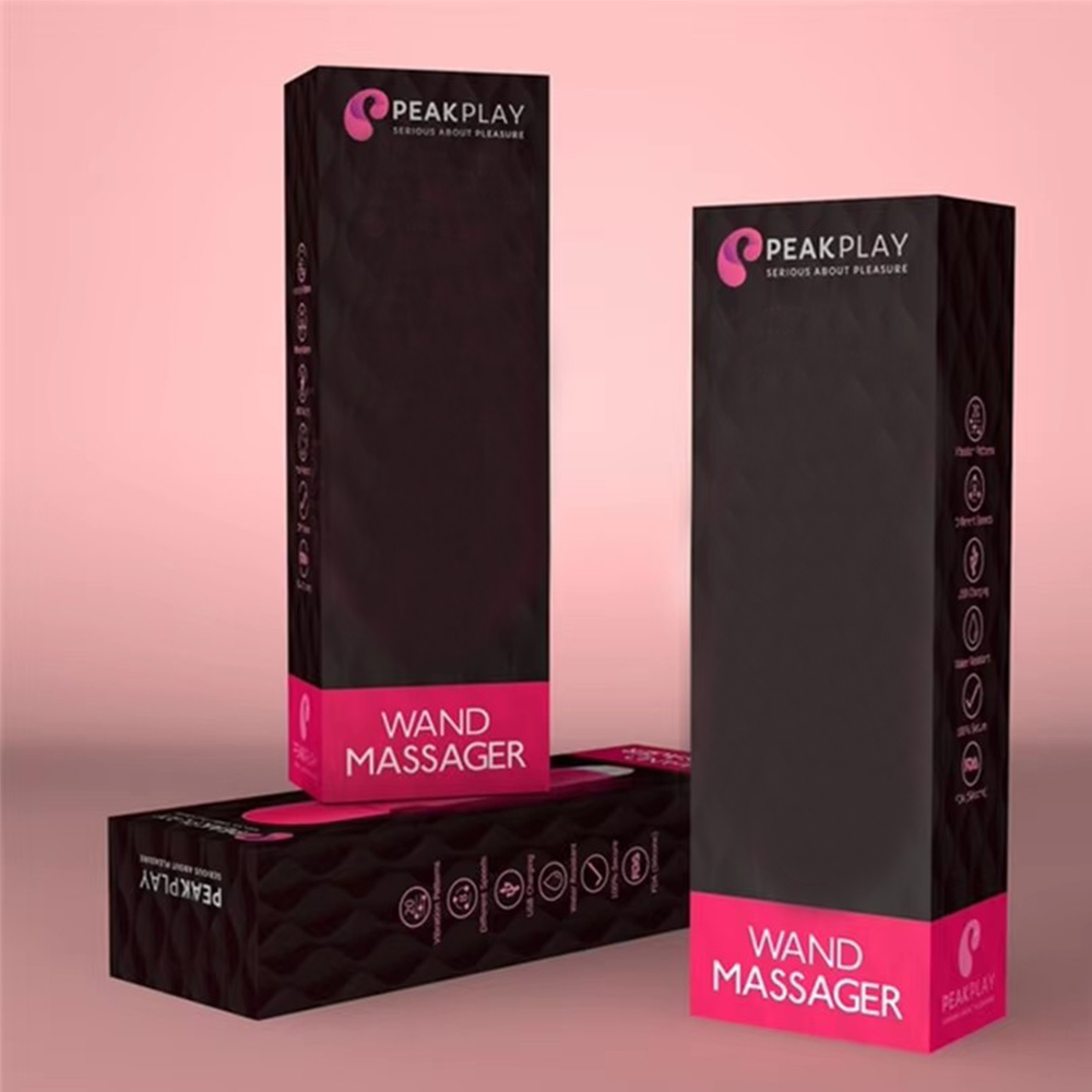 New Design Customized Different Shape Sexy Toy Packaging Box UV Coating Embossing Self Erecting Magnetic Closure Recyclable