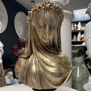 Escultura de Busto del Dios Griego Apolo en Bronce Patinado Antiguo, Estilo Occidental, de Lujo <span class=keywords><strong>y</strong></span> Personalizada, para Decoración Artística de Bibliotecas <span class=keywords><strong>y</strong></span> Museos - Product Image 6