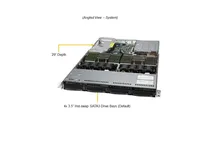 Supermicro AS-1024US-TRT 1U Ultra Server Dual AMD EPYC 7002 7003 4 Bay NVMe SATA 10GbE PCIe 4.0 Server Rak Enterprise