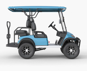 Cubierta Impermeable para Carro de Golf Eléctrico de Acero al Carbono Duradero de Alta Calidad, 4 Plazas, Batería de Litio de 48V para Transporte Eficiente de Carga, 30 km/h - Product Image 2