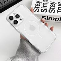 Coque de téléphone portable transparente mate de luxe pour iPhone 13 14 15 16 17 Pro Max Air, protection contre les chocs, coque arrière en TPU