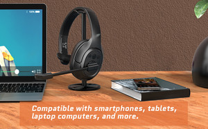 Casque EKSA H1 avec microphone, casque pour PC, casque pour ordinateur, microphone à réduction de bruit pour iPhone, Samsung, ordinateur portable, PC, affaires, <span class=keywords><strong>Skype</strong></span> - Product Image 5
