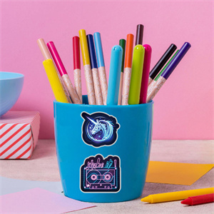 Stiker grafiti kustom stiker cetak reflektif stiker tahan air dekoratif kreativitas lampu Neon - Product Image 4