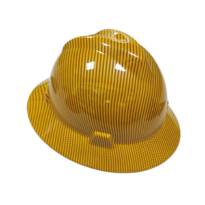 หมวกนิรภัย HDPE แบบแข็งพิเศษสำหรับงานก่อสร้าง ขอบเต็ม  ทาสีตามสั่ง - Product Image 6